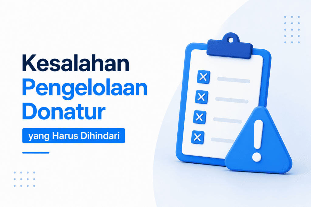 Kesalahan Pengelolaan Donatur yang Harus Dihindari
