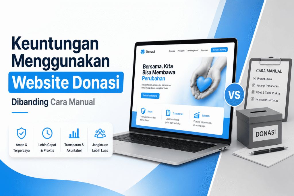 Keuntungan Menggunakan Website Donasi Dibanding Cara Manual