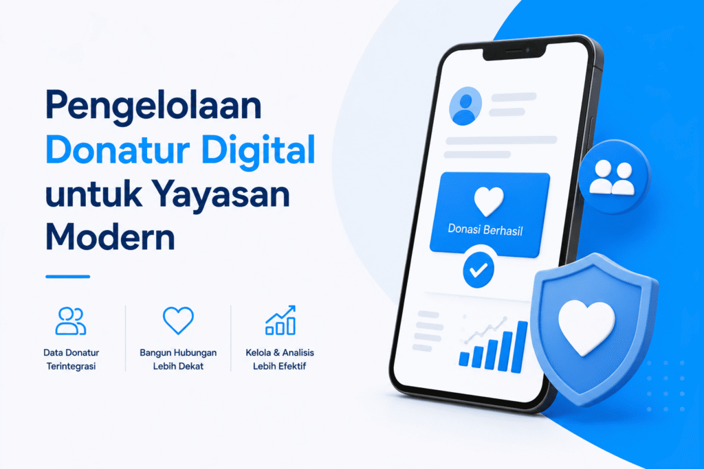 Pengelolaan Donatur Digital untuk Yayasan Modern
