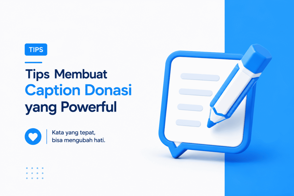 Tips Membuat Caption Donasi yang Powerful
